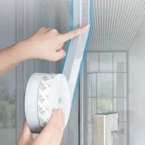 (사이즈 25mm)투명 틈새 실리콘 문풍지 방풍테이프 3사이즈 겨울 외풍차단 문틈막이