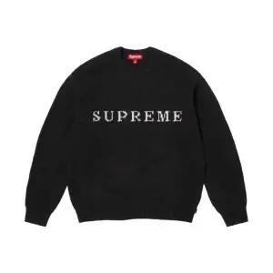 [슈프림]Supreme Contrast Logo Sweater Black - 슈프림 콘트라스트 로고 스웨터 블랙 -