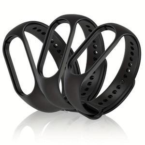 샤오미 미밴드 4 5 6 7용 공식 실리콘 스트랩, 스포츠 시계 밴드, 미밴드4 미밴드7 코레아 미밴드 3 4 5 6