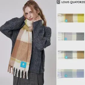 루이까또즈 헬싱키안 체크 모헤어 머플러 2DHW812