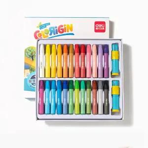 미술준비물 스케치용 오일 파스텔 24색용 재료 그림그리기 세트 어린이 전문가 용품