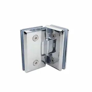 샤워 부스 경첩 90도 유리장 고정브라켓유리부속 유리용 연결 소품 부품 힌지 브라