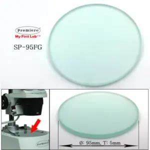 95mm 유리 현미경 재물 받침 접시 과학실 실험 관찰 도구 학교 과학실 연구실 실험 용품