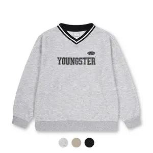 [폴햄키즈][폴햄키즈] 영스터 공용 더블니트 시보리 맨투맨_PYE3TR3720