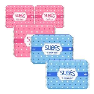 캐치미 슬림 생리대 대형 4팩+오버나이트 2팩