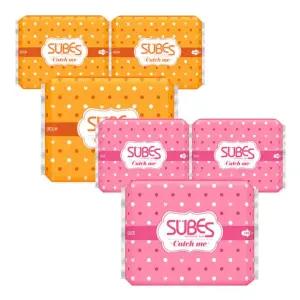 캐치미 슬림 생리대 중형 3팩+대형 3팩