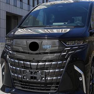 자동차 스타일링 전면 메쉬 레이싱 프레임 그릴 커버 보호대 장식 액세서리 도요타 벨파이어 알파드 40 시