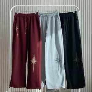 여자 안감 겨울 2way 스트링 와이드핏 기모 조거팬츠