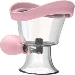 로부피르 워시 컵 린스용 목욕 키트 휴대용 케어 도구 - 진정 눈 먼지 청소 메이크업 자극제(핑크)를 위한