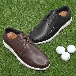 소가죽 캐주얼화 로퍼 골프화 발목패딩 스파이크리스 WED415D