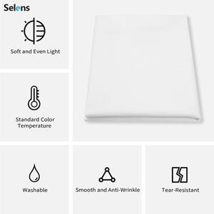 호환 Selens 확산 패브릭 나일론 실크 원활한 디퓨저 천 라이트 사진 스튜디오 키트 액세서리