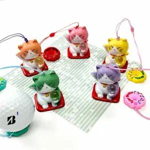 드라이버용 클립형 골프티와 볼마크 링 세트