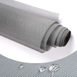 고밀도 방진 및 꽃가루 방지 그물망 스크린 메시 창문 문 교체에 사용 (회색 109 X37 (276X95cm)