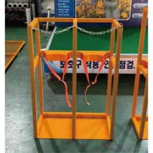 학교 건물 국내산 고압 가스통 안전 고정 가스보관함 거치대 실험실 안전용품