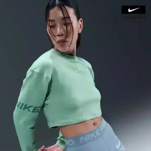 우먼스 프로 드라이 핏 루즈 프렌치 테리 크루 HV3592-353