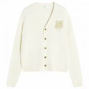 [메종키츠네]폭스 헤드 인타르시아 메리노 가디건 150565025