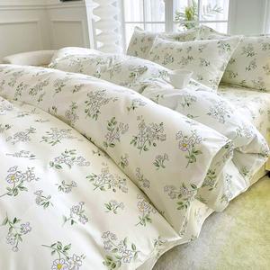 홑이불커버 패턴 작은 면이불커버 이불호청 퀸이불커버