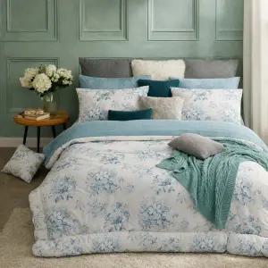 [롯데백화점]박홍근홈패션 60수 고밀도면 바이오워싱 모달코튼벨루아 차렵패드세트 퀸(Q) 190X210cm