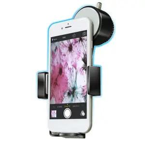 현미경 촬영 관찰 사진 촬영용 스마트폰 휴대폰 거치대 핸드폰 홀더 학교 과학실 연구실 실험 용품