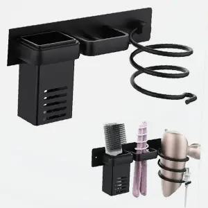 헤어드라이기거치대 벽걸이 욕실수납 고데기홀더 멀티거치 화장실정리