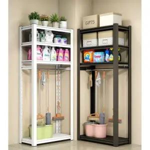 청소 도구함 다용도 걸레 사무실 마대 정리대 화장실 4단 160cm 40 x 30cm