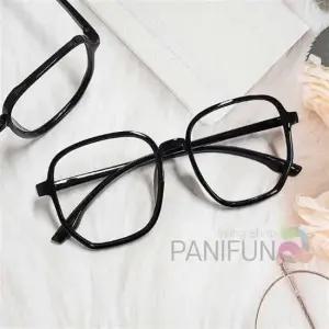 오각 투명뿔테안경테 블랙 패션뿔테