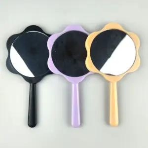 휴대용 미니 손거울 원형 손잡이 거울 화장손거울 작은거울 소형거울