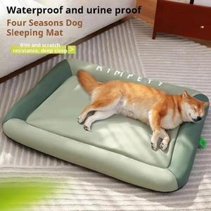 고양이 침대 여름용 쿨링 펫 베드 대형견 바구니 애완동물 강아지 용품 소형 액세서리 푹신한