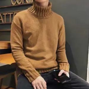 티셔츠 코디 겨울폴라티 레드 터틀넥 풀오버 목폴라 남자 니트 남성 크리스마스 데이트룩 목티 후리스