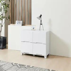 4칸서랍 900 문달린수납장 소품수납장