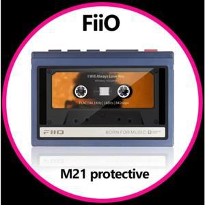 레트로 마그네틱 테이프 디자인의 FiiO M21 MP3 플레이어 보호 케이스 휴대용 음악 및