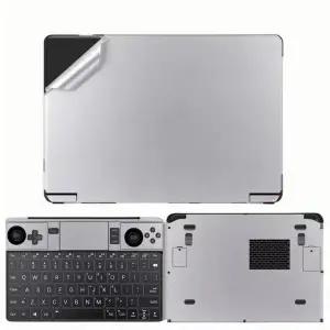 GPD WIN MAX2 10.1용 PU 가죽 천 노트북 특수 스티커 스킨 프로텍터