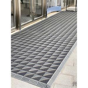 실외용 미끄럼방지 카펫 도어 발판 회색 복도 도어매트 웰컴 코일매트 방수 매트