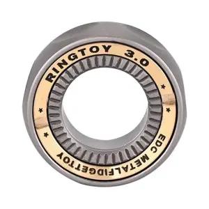 피젯링 링스피너 피젯 스피너 반지 핑거자이로 자석 그레이 스트레스해소 B2060