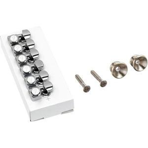 펜더 디럭스 버튼 튜너 스트랩 스태거드 빈티지 크롬 락킹 퓨어 기타