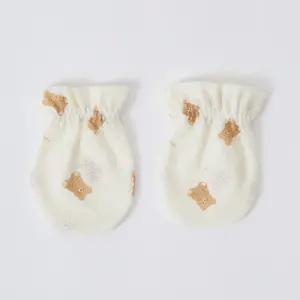 [달퐁]큐비앤맘 동글베어 메쉬 손싸개 신생아 아기손싸개