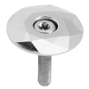 [호환품]알루미늄 스틸 자전거 헤드셋 탑 캡 실버 경량 스템 커버 볼트 포함 헷