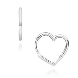[브랜드 주얼리] 298307C00 어시메트릭 스몰 하트 링 실버 귀걸이
