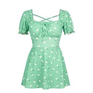 여성 플라워 원피스 모노키니 LS2F312-GN