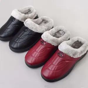 다용도 방수 털슬리퍼 엄마 할머니 방한화 겨울신발
