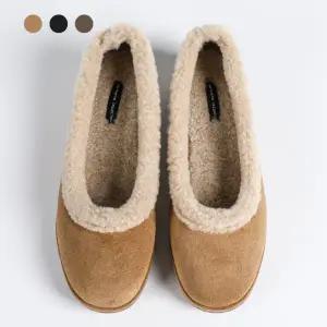 페조 여성 겨울 플랫슈즈 양털 방한화 털신 PZFLFR-866-11