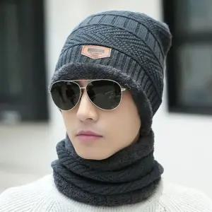 남성 겨울 방한 털모자 목토시 털비니 넥워머 세트 등산 레저용 멀티 기모토시