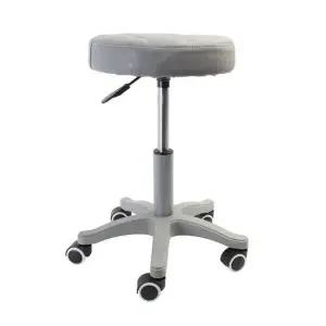 원앙산업 작업의자 누빔형 스툴의자(그레이)