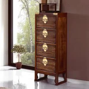 [마루엔개비] 미송 자반 4단서랍장