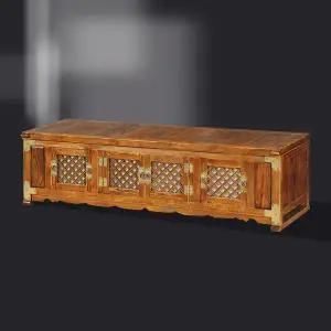 고전 원목 빗살 5자 여닫이 서랍문갑