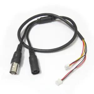 BNC 및 DC 전원 비디오 케이블 커넥터 PCB 보드 CCTV 카메라용 터미널 포함 스트립 와이어 CCTV 엔드 케이