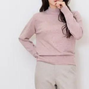 긴팔 폴라티 목폴라 목티 터틀넥 이너 반목티 여성 반목 반 캐시미어 기본 여자 니트 모크넥 겨울