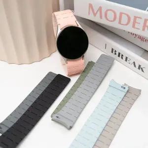 [하푼]갤럭시 워치3 41mm 마그네틱 투톤 실리콘 스트랩