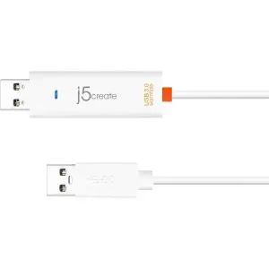 j5create JUC500 웜홀 스위치 USB 3.0 케이블 Mac Windows 데이터 전송