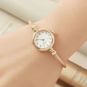 와이어 뱅글 손목시계 여성용 숫자 패션시계